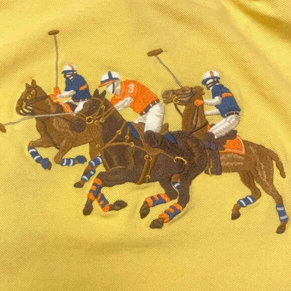 Polo Ralph Lauren Polo Shirt Men's L 3 Triple Pony International Challenge Cup - Picture 5 of 9